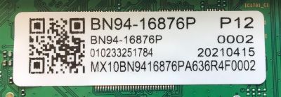 MAIN PARA TV SAMSUNG QLED 4K UHD SMART TV / NUMERO DE PARTE BN94-16876P / BN41-02855A / BN97-18270J / 04260297B / DISPLAY HV750QUB-S7B / PANEL CY-TT075FMEV2H / MODELO QN75Q80 / QN75Q80AAFXZA / QN75Q80AAFXZA BA01 - Imagen 2